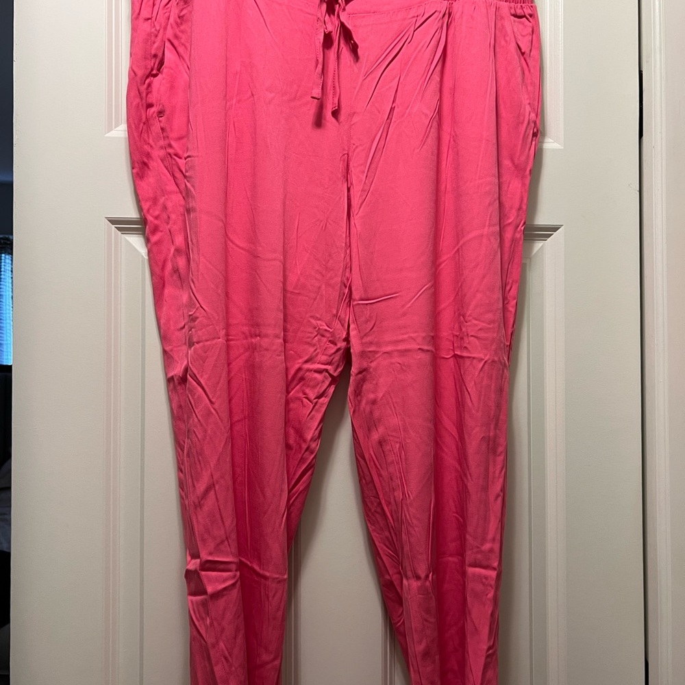 torrid Bright Pink Drawstring Jogger Pants